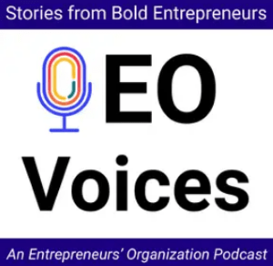 EO Voices podcast: Entrepreneurs' stories and insights.