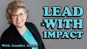 Lead With Impact webinar presentation promotional image.