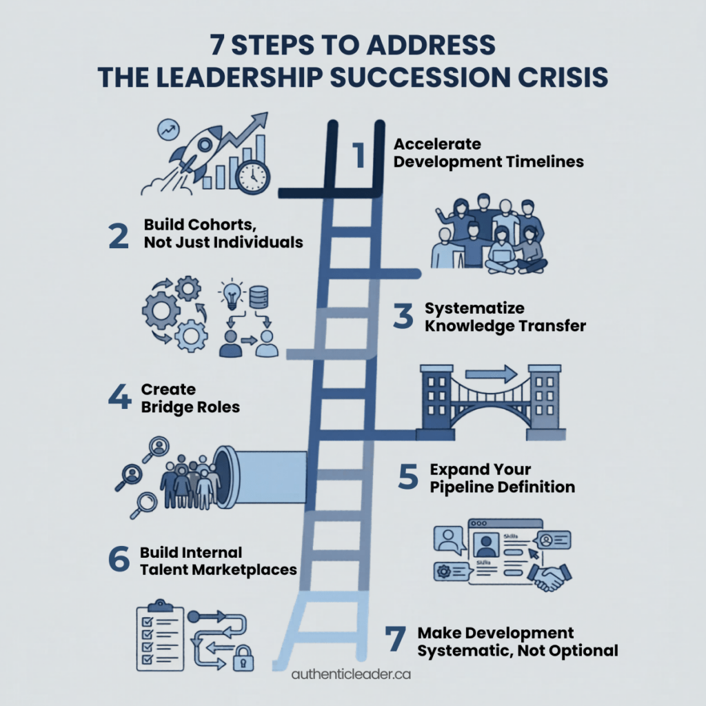 Seven steps to address leadership succession crisis